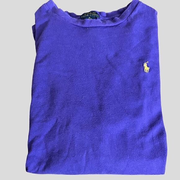 Polo Deep Purple Long Sleeve Tee / SZ: XL 18-20 - Picture 2 of 6